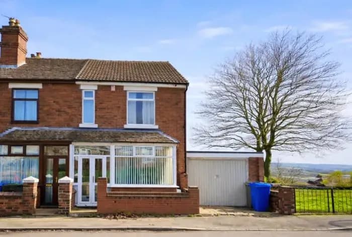 Brick terraced house in the West Midlands bought at auction